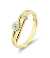 Beautiful Designed CZ Stone Silver Ring NSR-4055